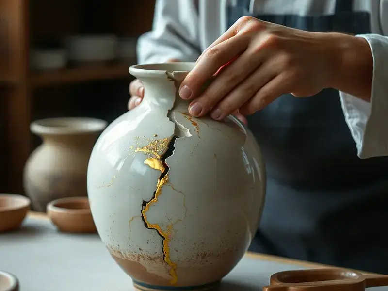 陶磁器の修復