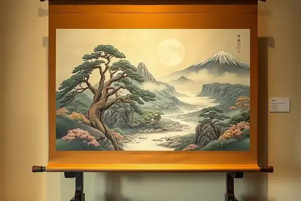 掛軸と絵画