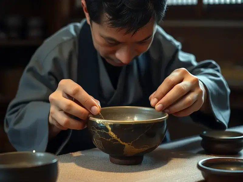 茶道具の修復